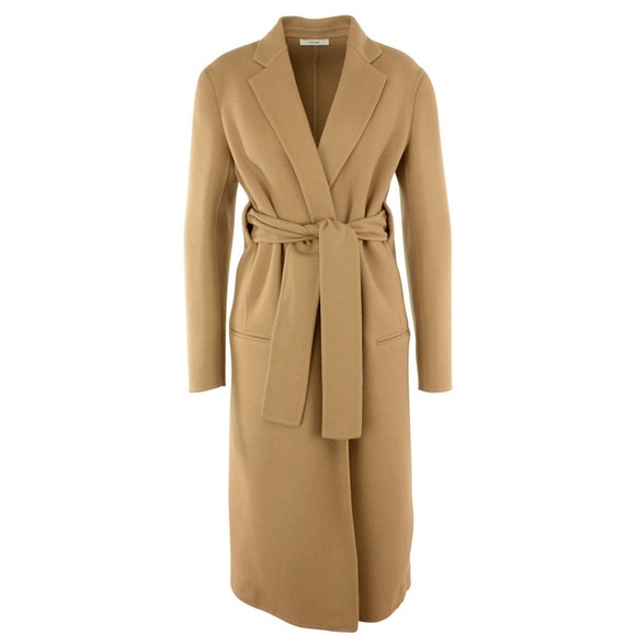 CÉLINE 100% CASHMERE CAMEL TRENCH BELTED COAT - Picture 1 of 7